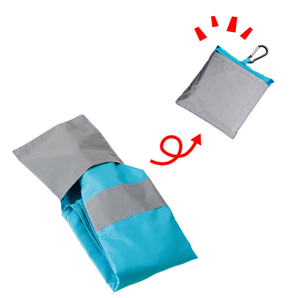 リフレクター付折り畳みエコバッグ