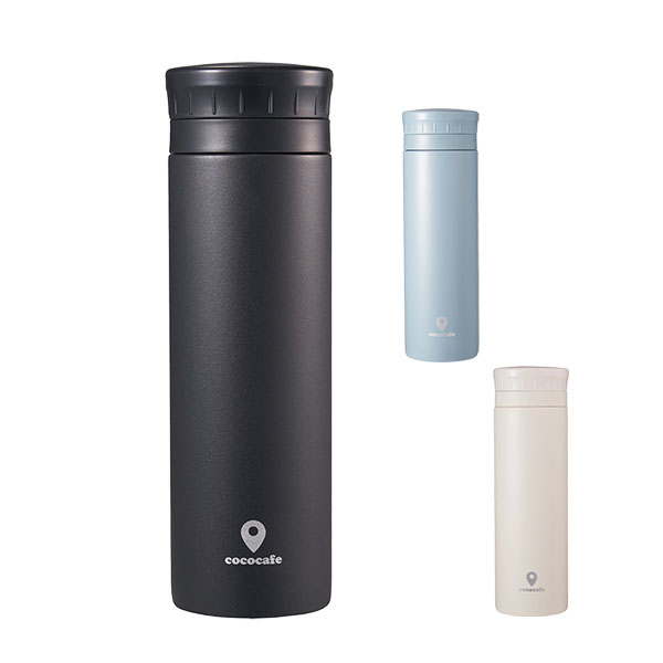 半回転で楽に開けられる快適ボトル！半回転 ココカフェ真空二重マグ300ml