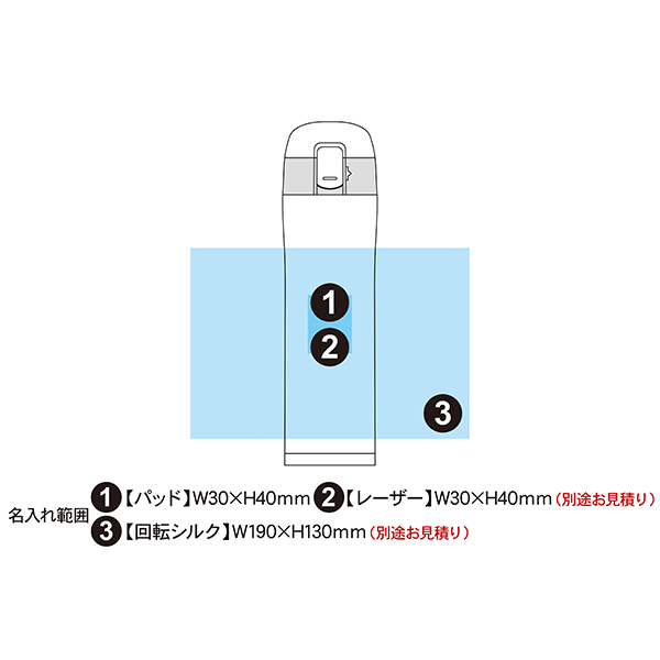 グレイス 真空二重構造 ワンタッチマグボトル 430ml