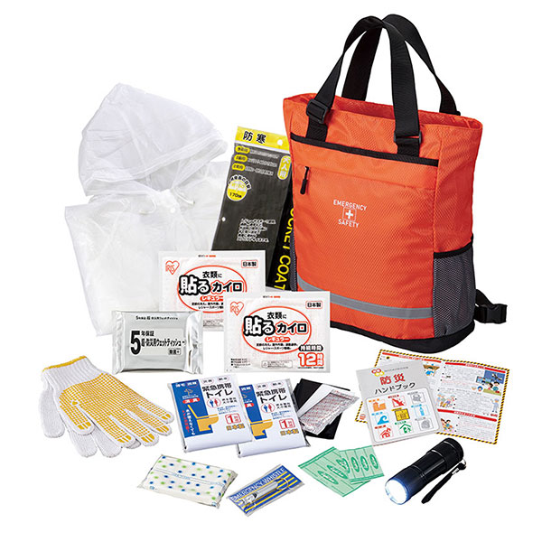 2WAY（リュック・肩掛け）バッグ入り 防災11点セット