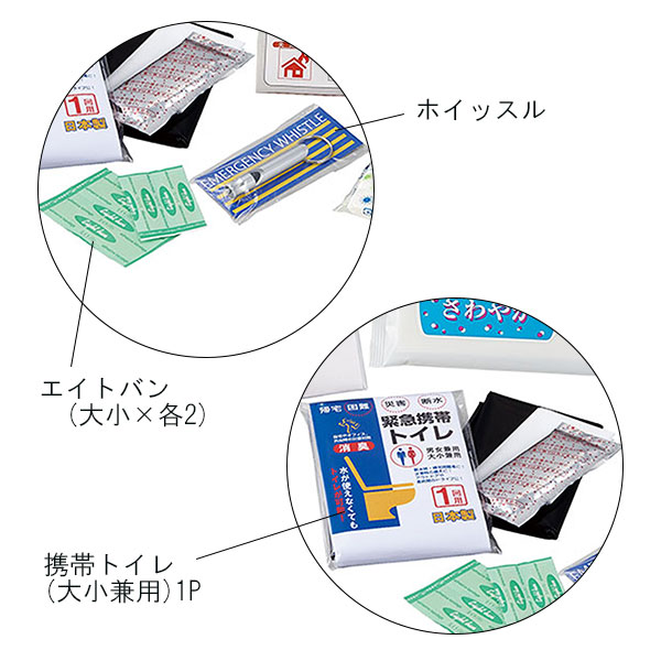 ポーチ入り 防災エマージェンシー 9点セット