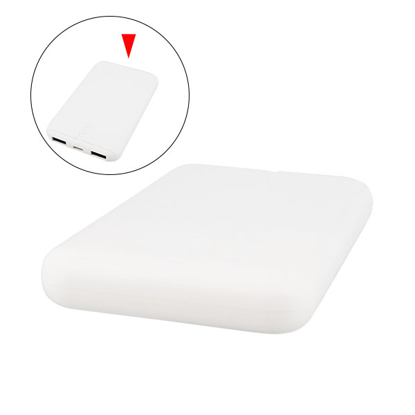 【廃棄時引取サービス付】2台同時充電対応 保護機能内蔵モバイルバッテリー 5000mAh
