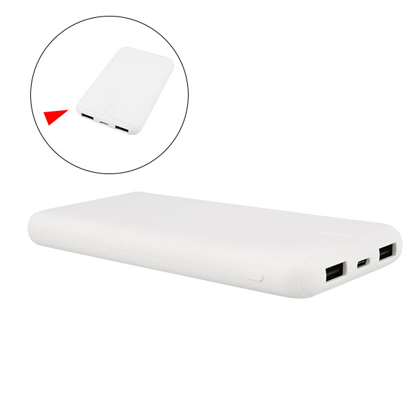 【廃棄時引取サービス付】2台同時充電対応 保護機能内蔵モバイルバッテリー 10000mAh