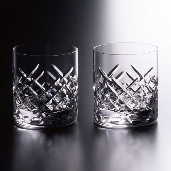 NARUMI グラスワークス プレイズ ペアオールドロックグラス 310ml