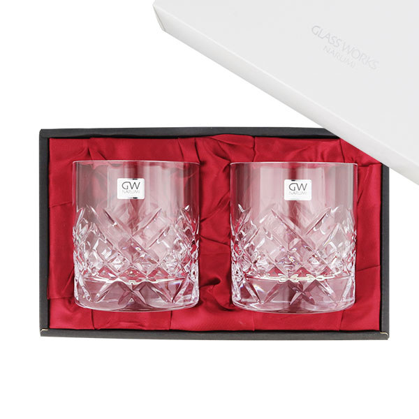 NARUMI グラスワークス プレイズ ペアオールドロックグラス 310ml
