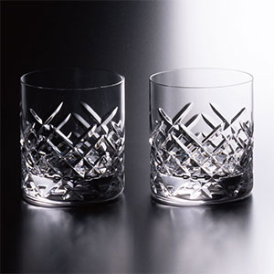 NARUMI グラスワークス プレイズ ペアオールドロックグラス 310ml