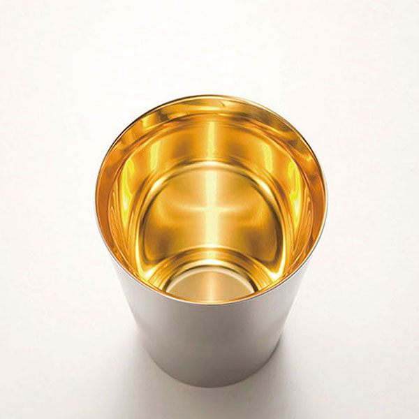 匠弥 二重構造ステンレスタンブラー（内金メッキ：24K） 270ml 2個セット