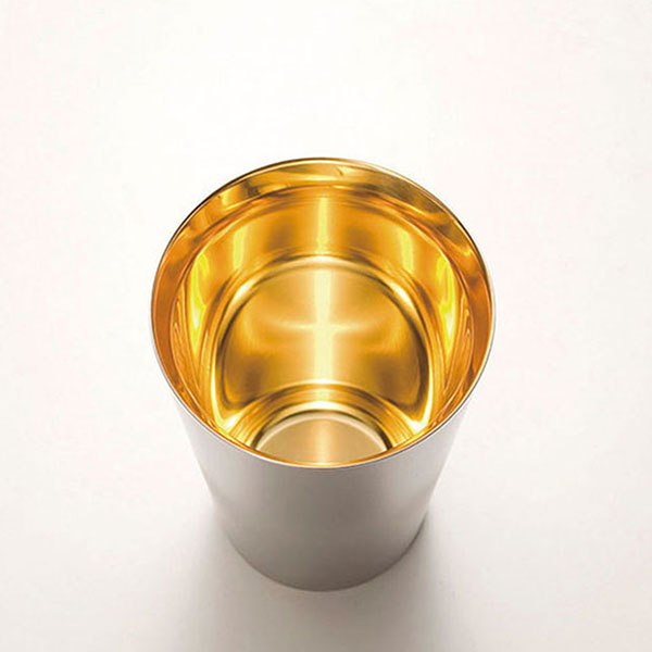 匠弥 二重構造ステンレスタンブラー（内金メッキ：24K） 390ml