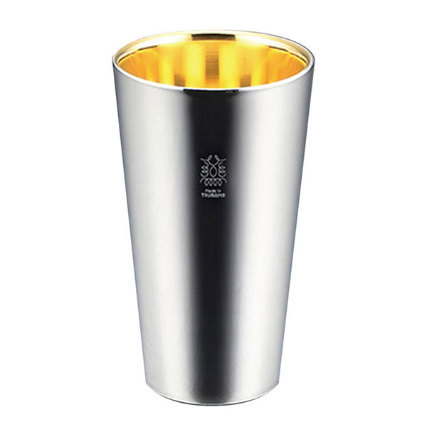 【Made in 燕】二重構造ステンレスタンブラー(内金メッキ:24K) 300ml