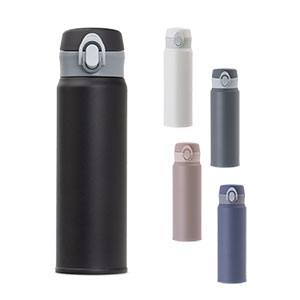 分解して洗える ワンタッチステンレスボトル 500ml