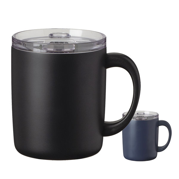 スライド蓋付き ステンレスマグカップ 400ml