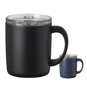 スライド蓋付き ステンレスマグカップ 400ml