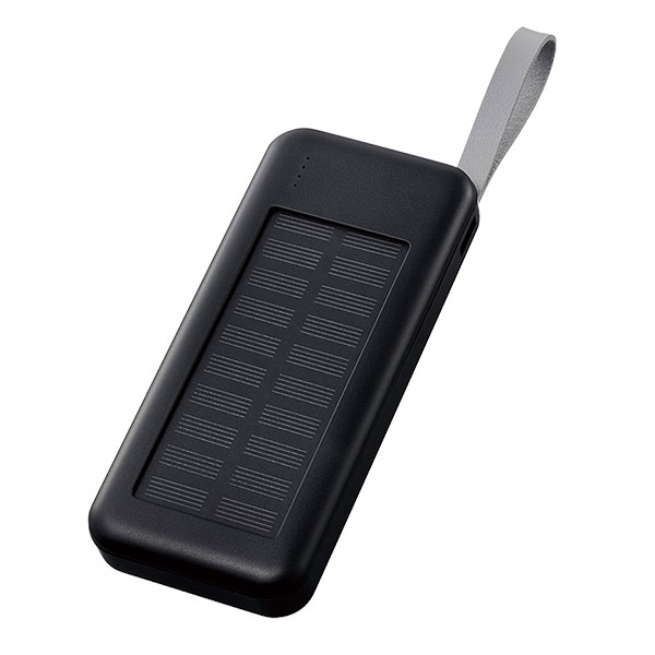 ソーラーモバイルバッテリー（3in1ケーブル付） 10000mAh