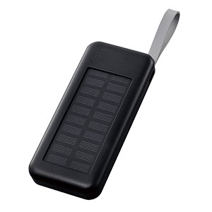 ソーラーモバイルバッテリー（3in1ケーブル付） 10000mAh