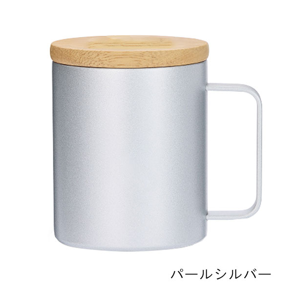 ウッドキャップ付 ステンレスマグカップ 400ml