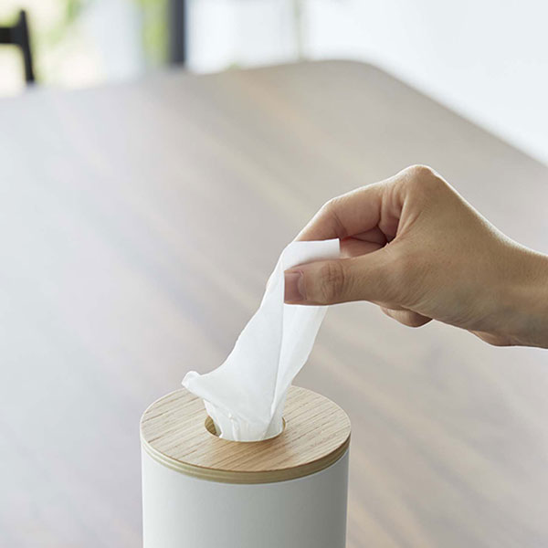 山崎実業 RIN（リン） ボトル型ティッシュケース Lサイズ