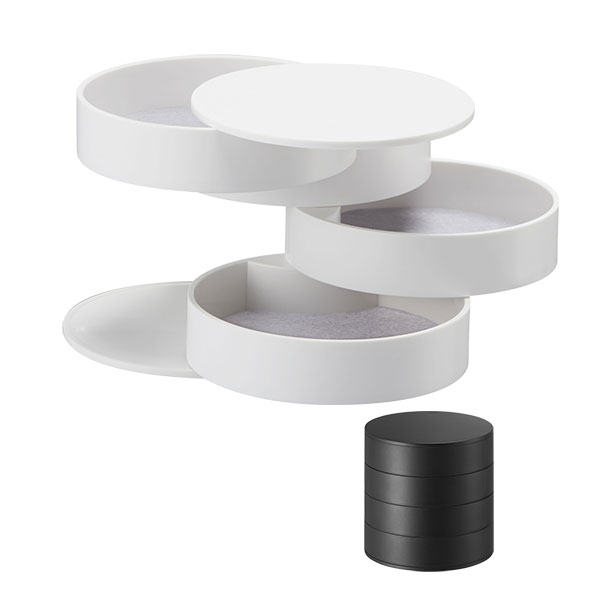 山崎実業 tower（タワー） 4段アクセサリートレー