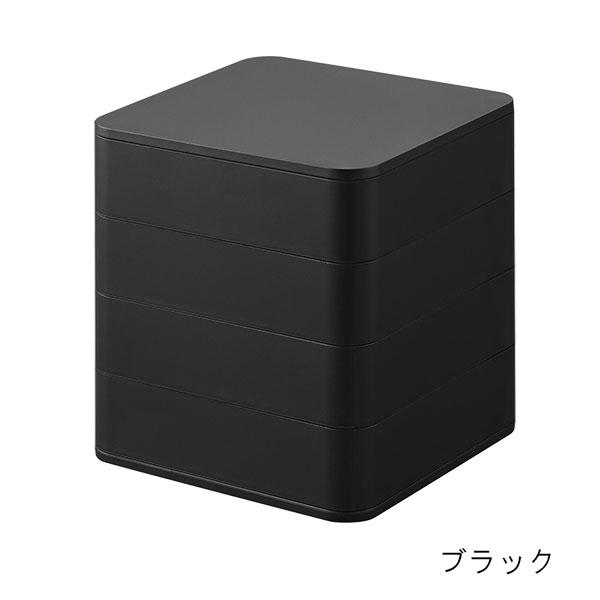 山崎実業 tower（タワー） スクエア型 4段アクセサリートレー