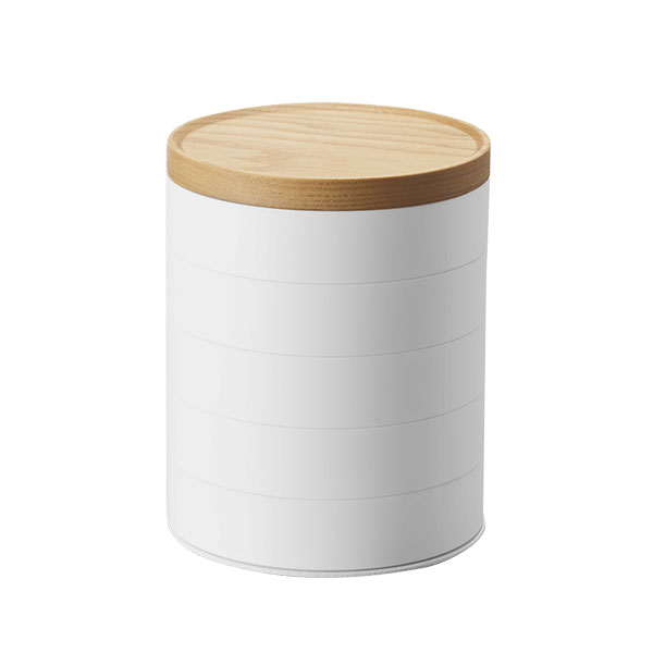 山崎実業 tosca（トスカ） 蓋付き5段アクセサリートレー 