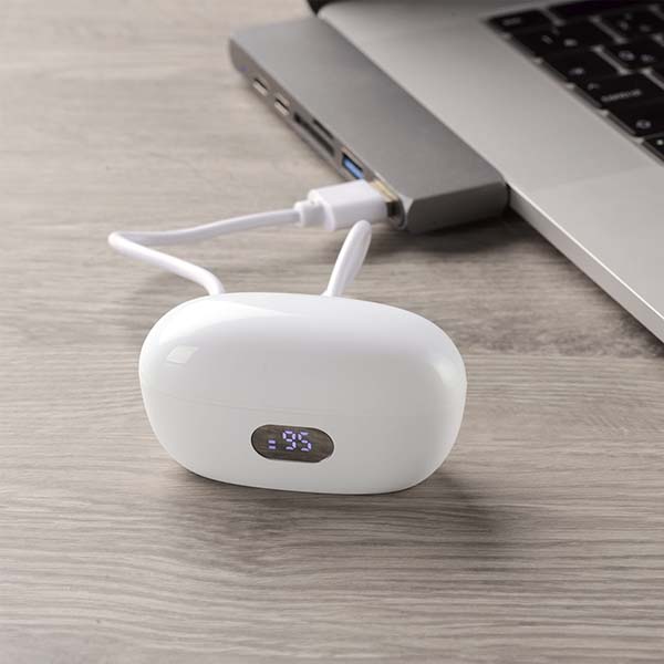 マイク内蔵　オープンイヤー型イヤホン