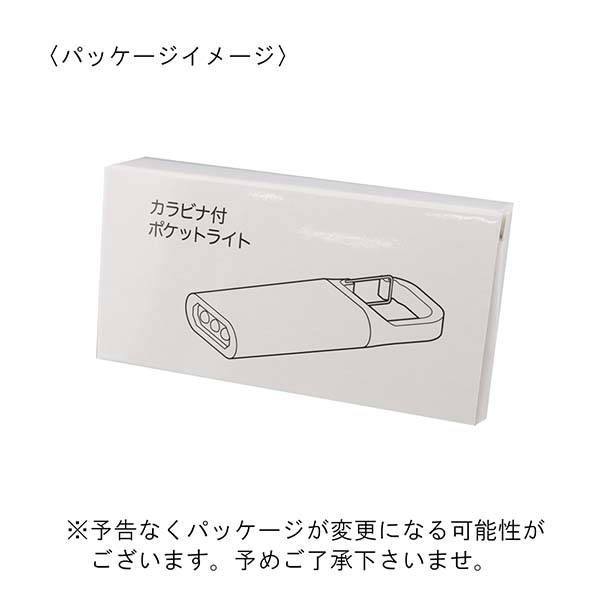カラビナ付 ポケットライト