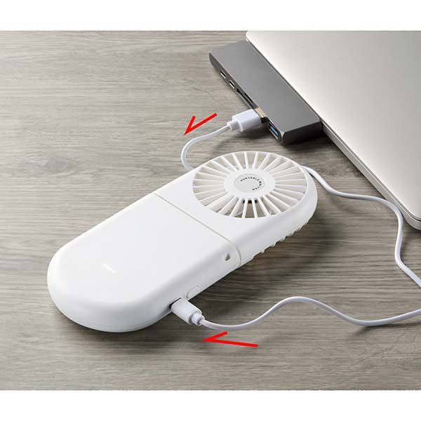 USB充電式 フォールディングファン