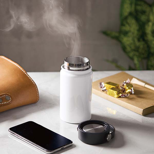 真空二重構造 ハンドル付ステンレスボトル 350ml