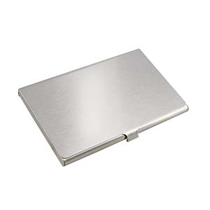 ステンレス製 シンプル名刺入れ