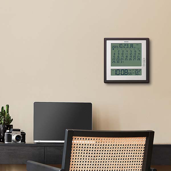 セイコー（SEIKO）マンスリーカレンダーつき電波時計 SQ450B