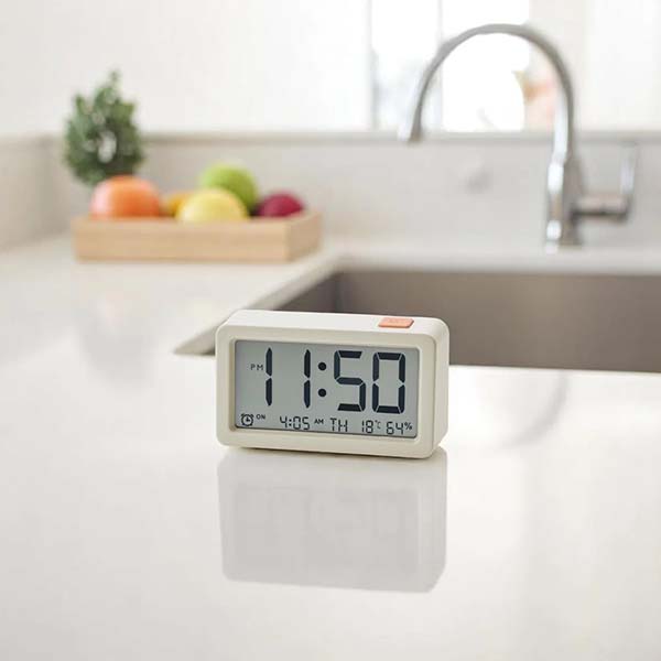 アラーム付き デジタルクロック