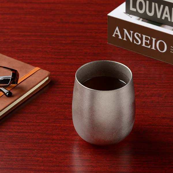 チタン製 二重構造カップ 240ml