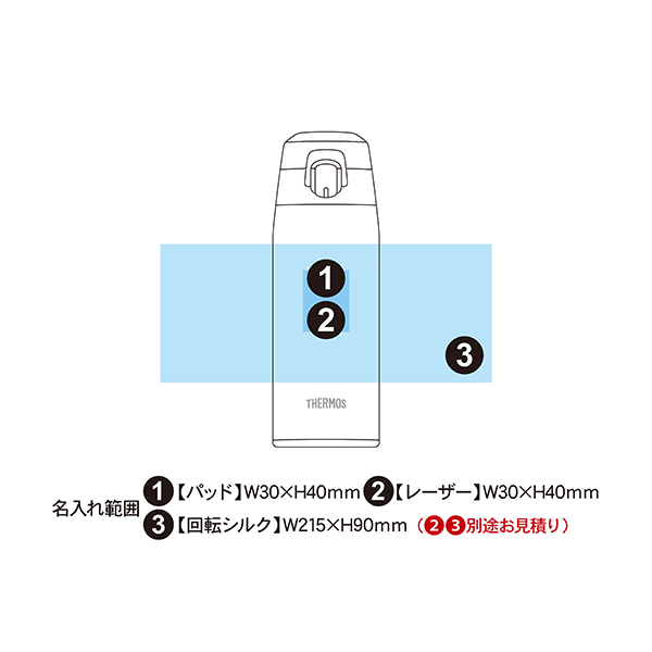 サーモス 真空断熱ケータイマグ ステンレスボトル  550ml JPC-550