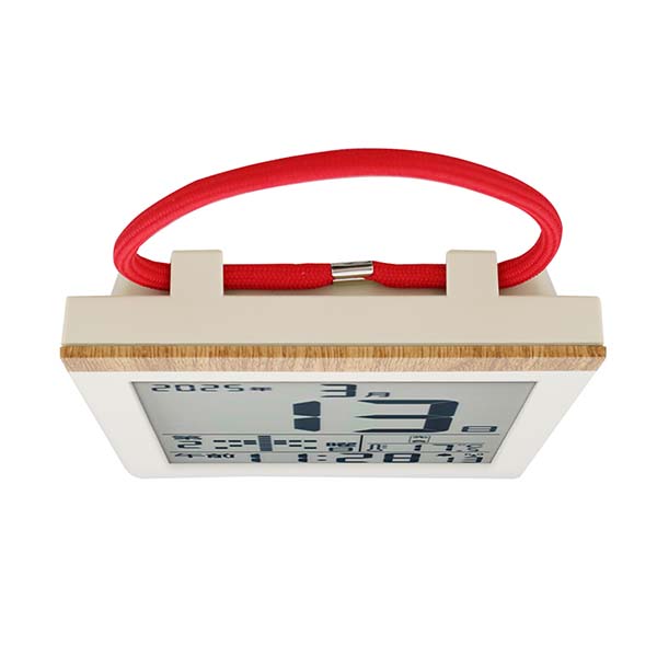 デジタル日めくりカレンダー付電波時計