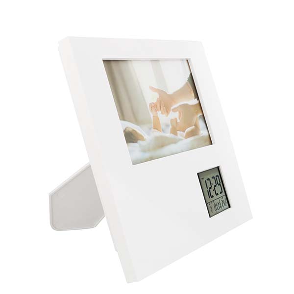 温度表示付 フォトフレームクロック （L判対応）