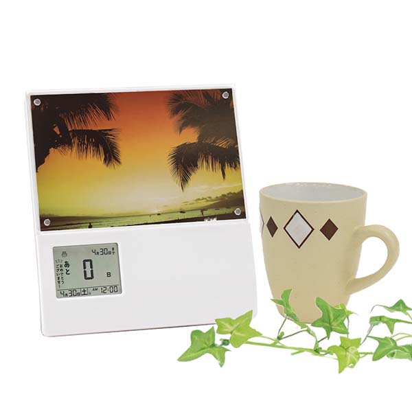 たいせつな日と声と 20秒録音可能 フォトフレームクロック