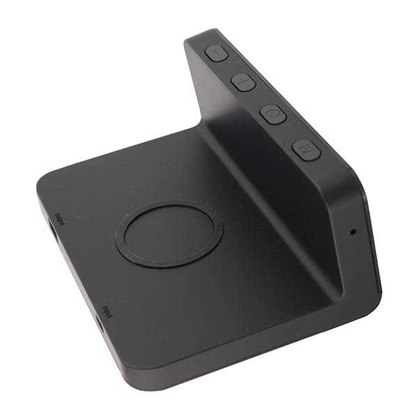 Qi対応 ワイヤレスチャージング機能付マルチタスククロック ワイヤレス＆USB充電