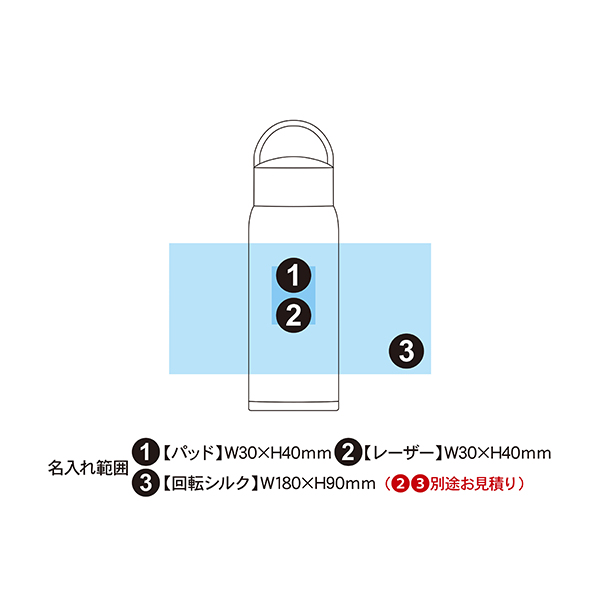 エアリーナ ステンレスキャリーボトル 350ml