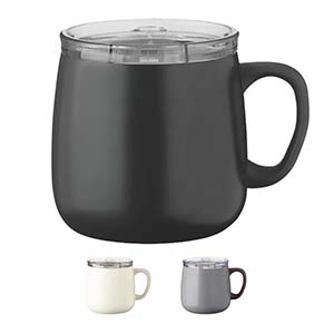 グリップスライドふた付きマグカップ 390ml