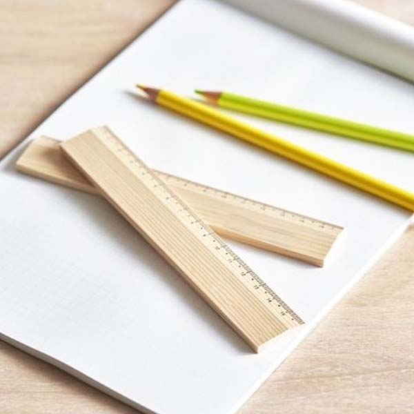 ヒノキ製 16cm定規