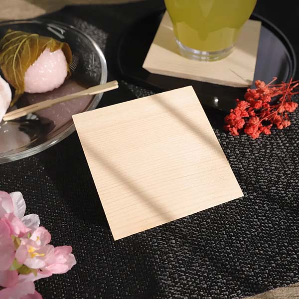 木製コースター（ヒノキ）