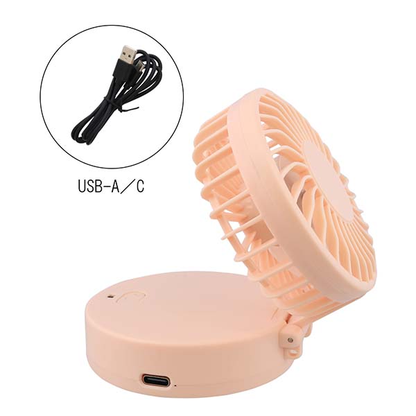 ハンズフリーUSBファン（ネックストラップ付属）
