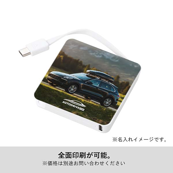コードインモバイルバッテリー 2000mAh（Type-C専用）