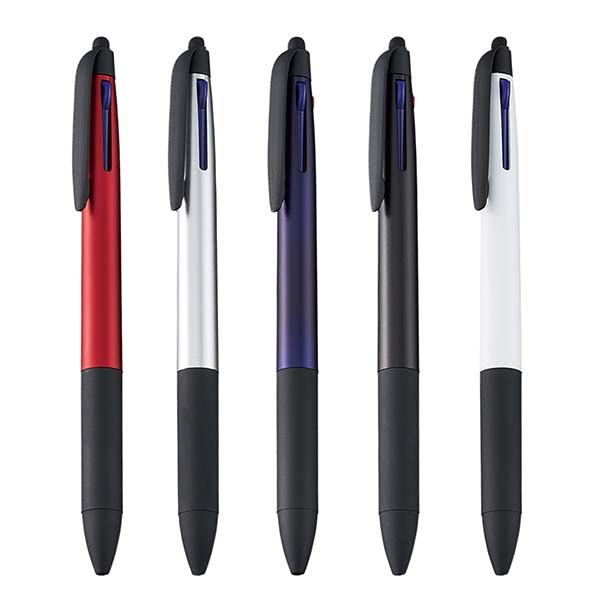 タッチペン付 3色ボールペン