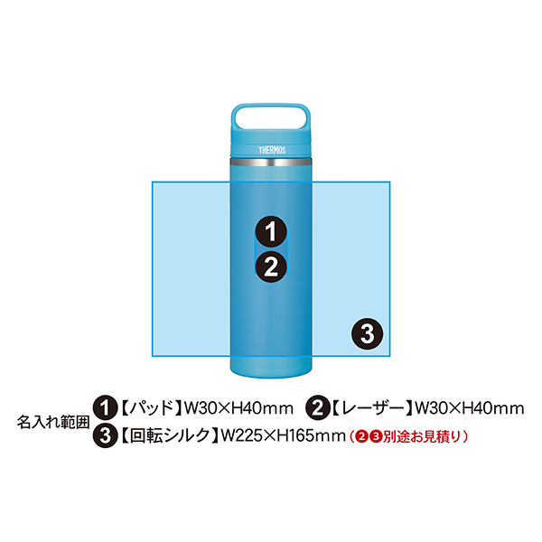 サーモス 真空断熱ケータイマグ ステンレスボトル 800ml JOW-800