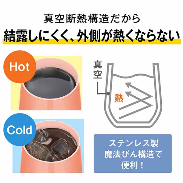 サーモス 真空断熱カップ（セラミックコーティング） 400ml JTE-400
