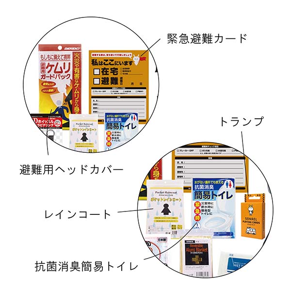 災害対策 23点エマージェンシーリュック入り防災セット