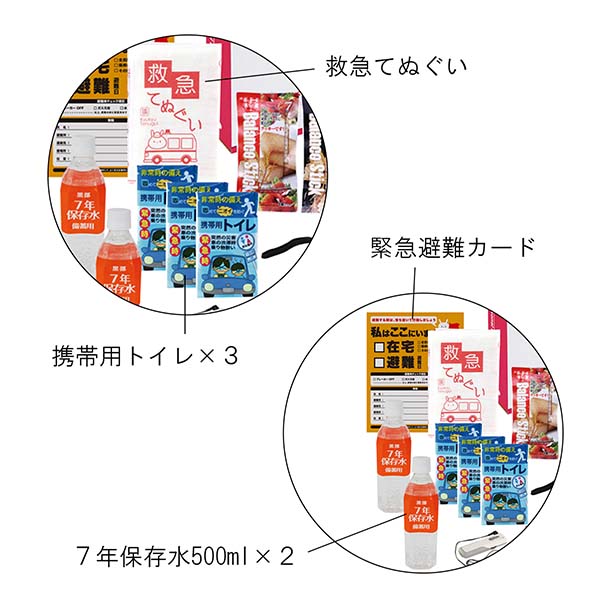 1DAY災害対策 防災セット 25点入り