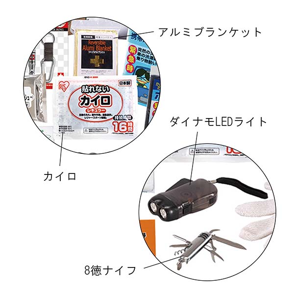 A4収納箱入り 非常用防災セット 24点入り