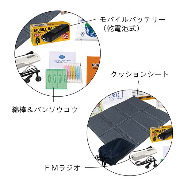 A4収納箱入り 非常用防災セット 24点入り