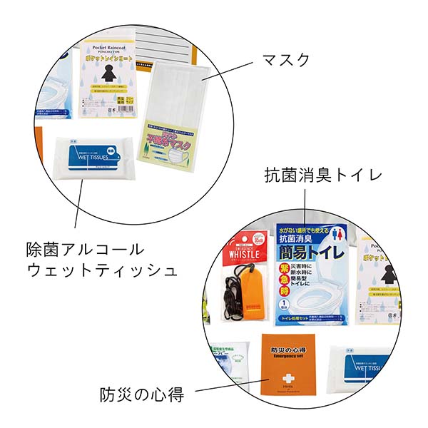 B5収納箱入り 非常用防災セット 12点入り